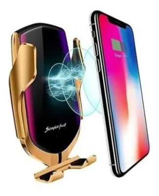 Soporte Y Cargador Inalámbrico Automatico R1 Para Automóvil4