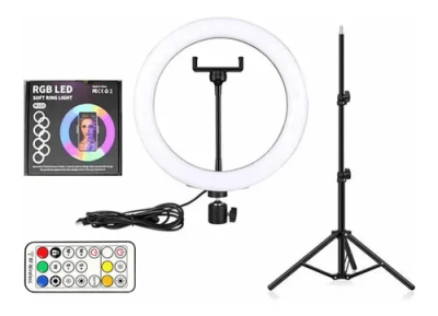 Aro Led Rgb 26cm Con Tripod
