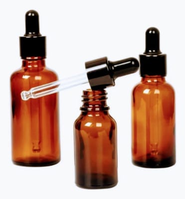 Gotario De Vidrio Ambar 30 ML