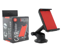 soporte tablero car holder caja negro con rojo