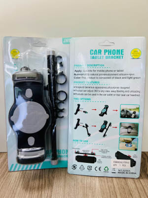 soporte tablet y movil dos cabezales CAR phone tablet bracket1