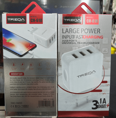 Cabezal Treqa 3 USB carga Turbo