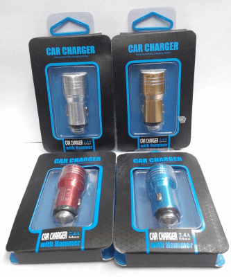 Cargador Auto 2 USB 2.4A Car Charger