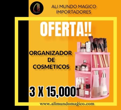 Organizador De Cosmeticos Maquillaje Giratorio De 360°5
