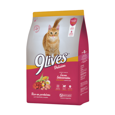 9 Lives Cat Adulto Carnes Seleccionadas