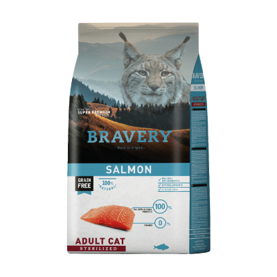 Bravery Cat Salmón Adulto Sterilized1