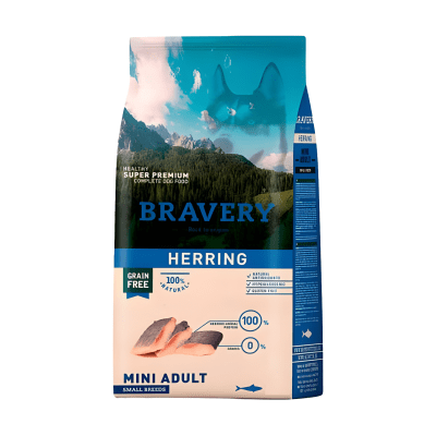 Bravery Dog Herring Adulto Mini