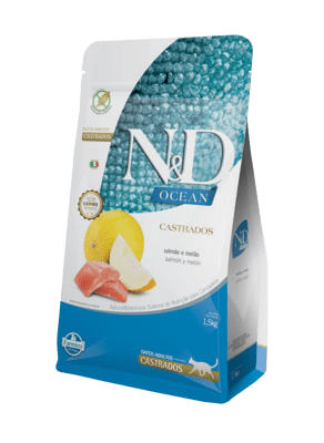N&D Cat OCEAN Adulto Castrado Salmón & Melón1