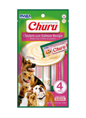 Churu Perro Pollo y Salmón