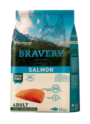 Bravery Dog Salmón Adulto Medium - Large