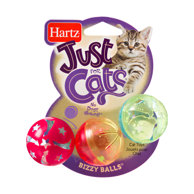 Hartz JFC Bizzy Balls Cat Toy1