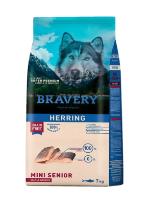 Bravery Dog Herring Mini Senior +8