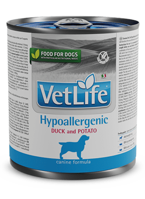 Lata Vetlife Dog Hypollargenic Duck & Potato1