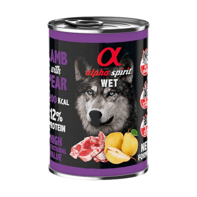 Lata Alpha Dog Cordero/Pera1