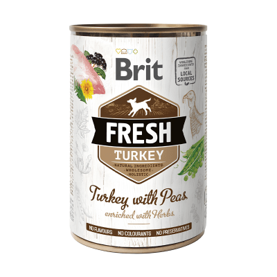 Lata Brit Care Dog Fresh Turkey & Peas1