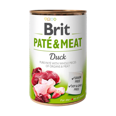 Lata Brit Care Dog Pate & Meat Duck 400gr1