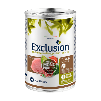 Lata Exclusion Perro Pavo