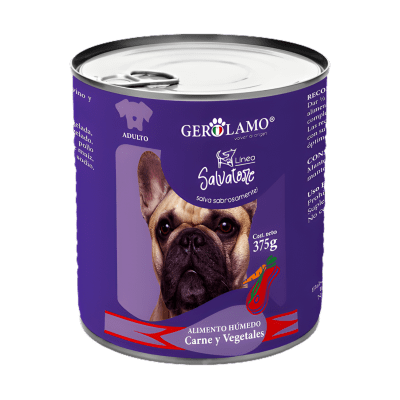 Lata Salvatore Perro Paté CARNE & VEGETALES1