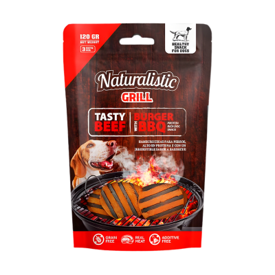 Grill tasty beef burger