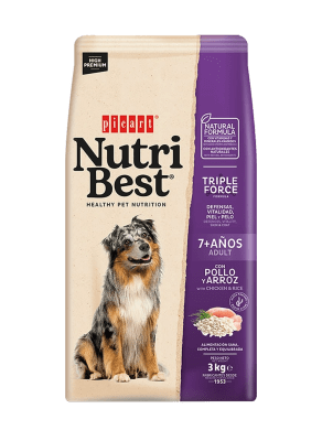 Nutri Best Dog Adulto +7 Chicken and Rice1