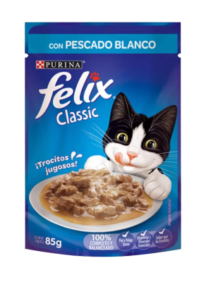 Sachet Felix Adulto Pescado Blanco