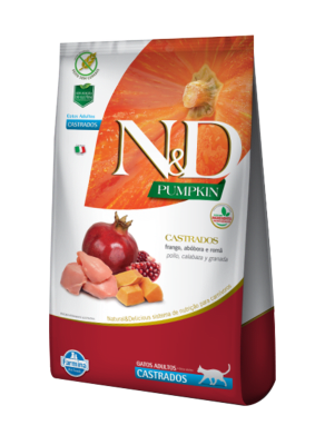 N&D Cat PUMPKIN Adulto Castrado Pollo