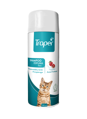 Shampoo Gato Espuma Frambuesa Traper