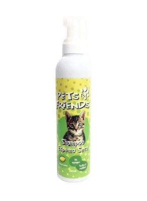 Shampoo Gato Espuma Seca Limón Pets F.
