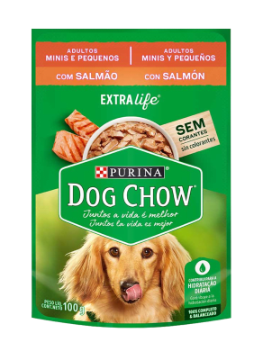 Sachet Dog Chow Adulto Rp. Salmón