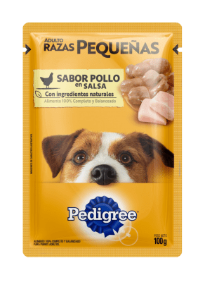 Sachet Pedigree Adulto Razas Pequeñas Pollo
