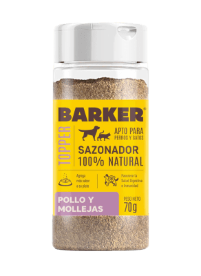 Barker bites Sazonador Pollo y Mollejas