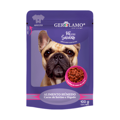 Salvatore Pouch Perro Adulto Carne1