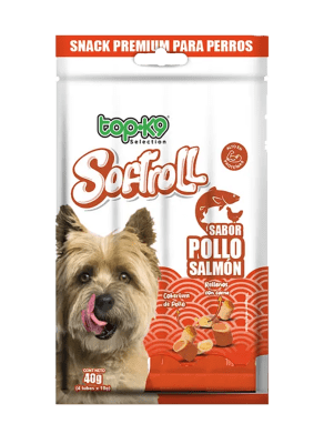 Snack Top K9 Softroll Pollo/Salmon
