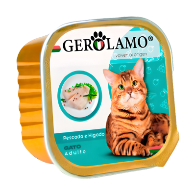 Salvatore PATÉ Tarrina Gato Adulto Pescado e Hígado