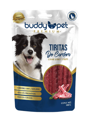 Snack Buddy Pet Tiritas de Cordero