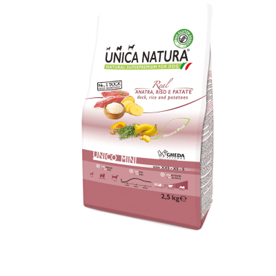 Unica Natura Perro Mini Pato/Arroz/Papa