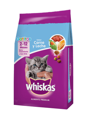 Whiskas Gatito carne y leche1