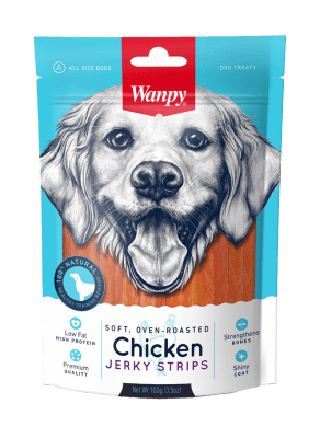 Wanpy Dog Soft Chicken Jerky Strips