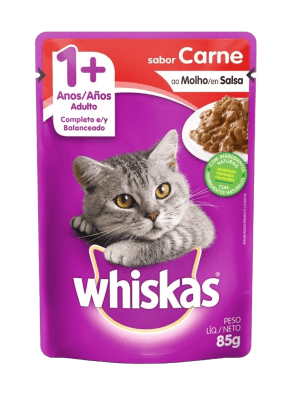 Sachet Whiskas Adulto Carne1