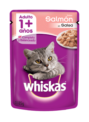 Sachet Whiskas Adulto Salmón