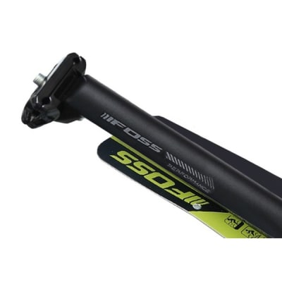 Tubo Asiento FOSS 30,9x400mm con Microajuste Black