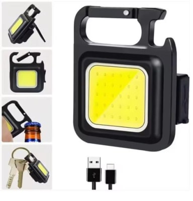 luz portátil con Llavero, RECARGA USB