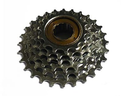 PIÑON ATORNILLADO 6V. (14-28) CROMADO COMPATIBLE / GENERICO ACERO