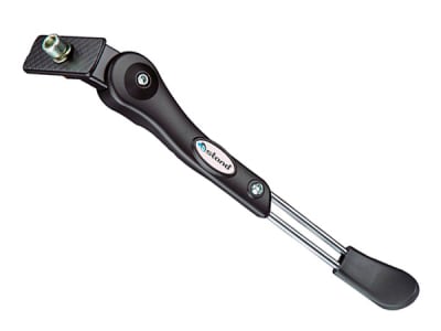 Pata de Apoyo OSTAND Lateral Aluminio Negro Reg. Aro 24 al 28
