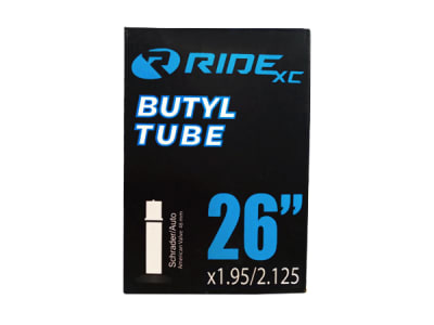 Camara RIDEXC Butyl 26x1,95/2,125 Valvula de Auto 48mm, Incluye Cubre Llanta,