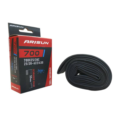 Camara Bicicleta Ruta 700 X 25 a 38C V.Auto Arisun1