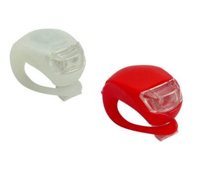 Luces LED Para Bicicleta, Roja/ Blanca. Set X 2.