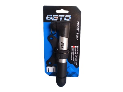 Bombin BETO Mini Aluminio 80 PSI C/Soporte al Marco. VA y VF
