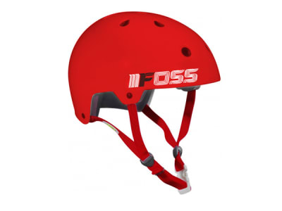Casco Foss Urban Rojo Matte Con Regulación Talla M/L1