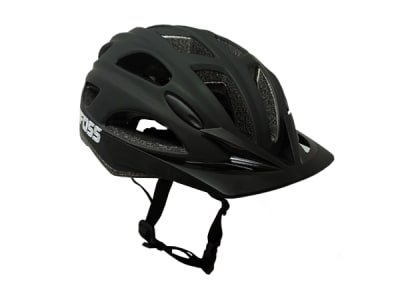Casco FOSS Matt Black incluye Luz 3 Funciones Desmontable Talla L (58-61 cms) Con Regulador